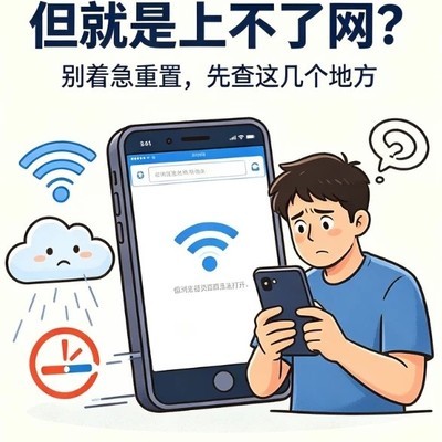 WiFi连得上却无法上网的排查方法