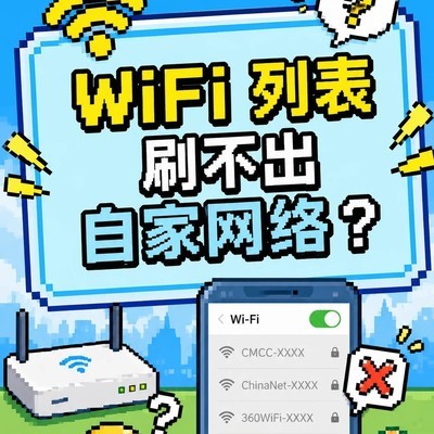 WiFi列表找不到自家网络的解决方法