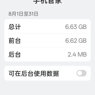 OPPO手机管家异常耗流量
