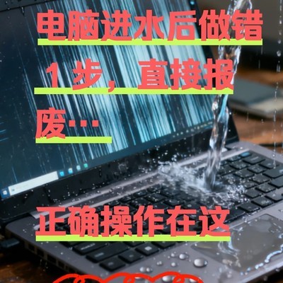 电脑进水应急处理指南