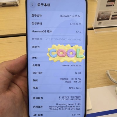 华为手机显示麒麟芯片