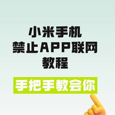 小米手机APP联网管理教程