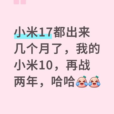 小米10再战两年