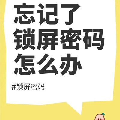 忘记锁屏密码的解决方法