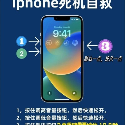 苹果手机强制重启教程