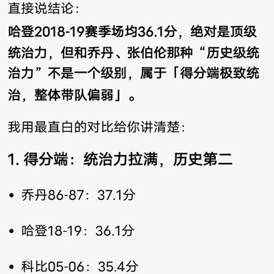 哈登统治力争议