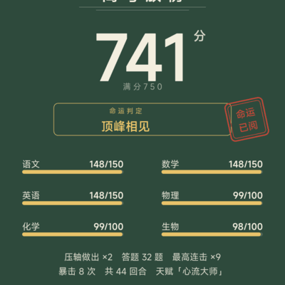 高三模拟器高考得高分引发讨论