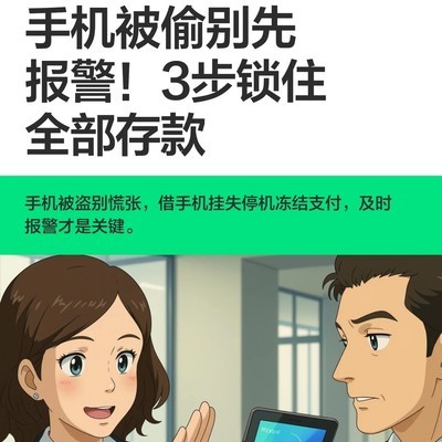 手机被盗应急三步锁资