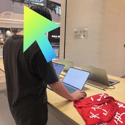 华为店里紧急办公两小时