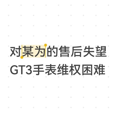 GT3手表防水失效维修争议