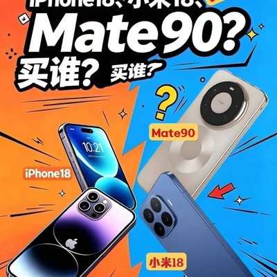 iPhone18 Mate90 小米18 三机对决