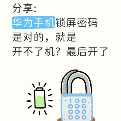 华为手机锁屏密码异常