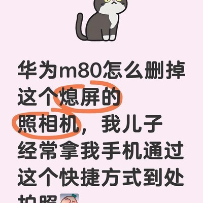 华为M80关闭熄屏相机