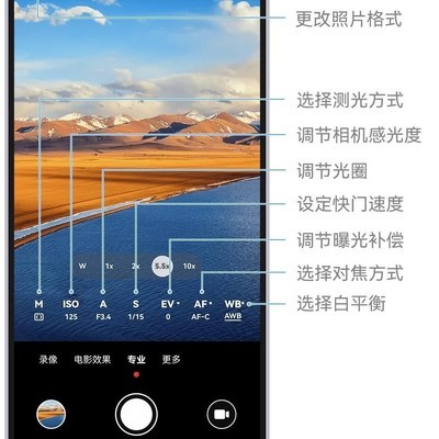 华为手机专业模式参数详解