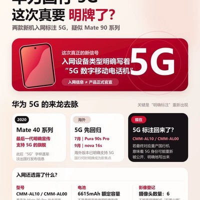 华为国行5G回归在即