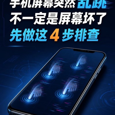 手机屏幕乱跳的排查方法