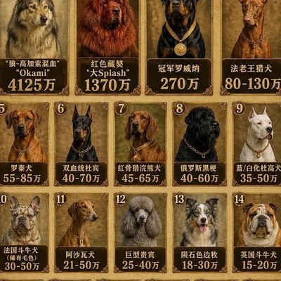 全球最贵狗狗TOP20