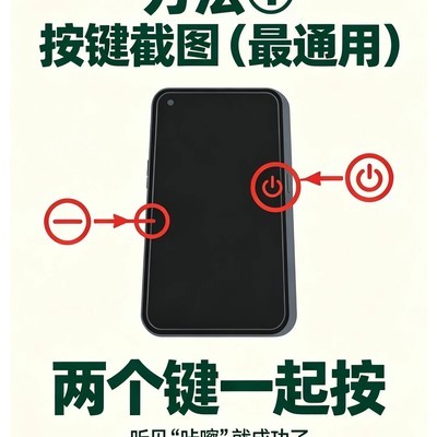 手机截图三招速成