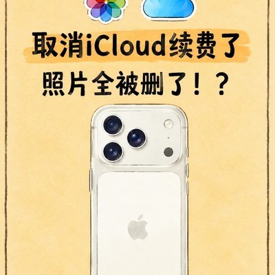 停用iCloud前必做照片备份