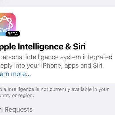 外版iPhone回国禁用AI功能