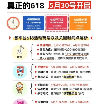 618大促5月30日开启