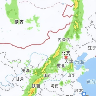 今日降雨带情况