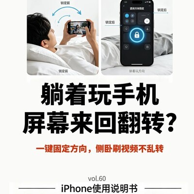 iPhone竖屏锁定技巧