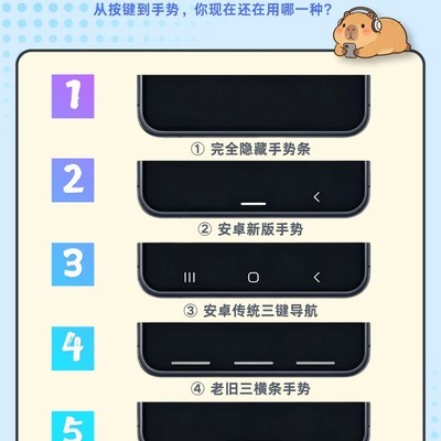 安卓导航栏偏好大调查