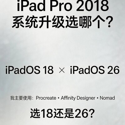 iPad Pro 2018系统升级建议