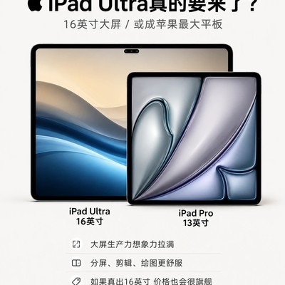 16英寸iPad Ultra曝光