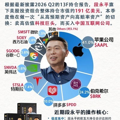 段永平调仓，减持英伟达谷歌，加仓拼多多阿里