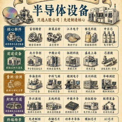 半导体设备产业链全景