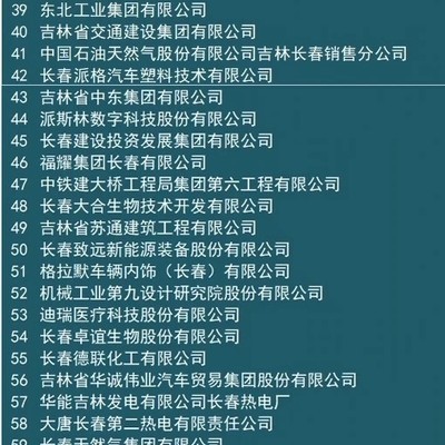 长春纳税百强企业疑云