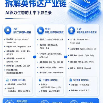 英伟达AI算力产业链全景
