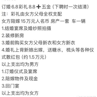 合肥小伙因彩礼与皖北女友分手