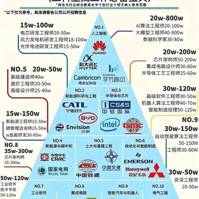2025中国十大高薪行业