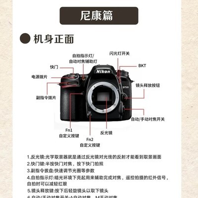 尼康相机按键速学指南