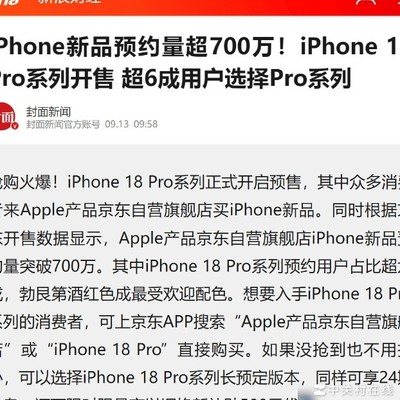iPhone Duo预售引发热议