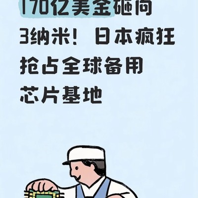 日本打造全球芯片备份基地