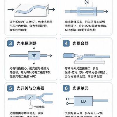 硅光六大核心器件深度解析