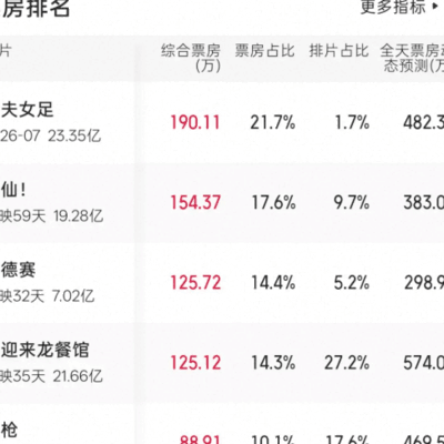 功夫女足票房夺冠