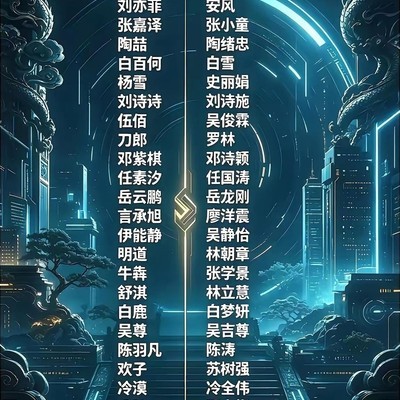 艺人原名揭秘