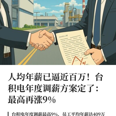 台积电年度调薪与高薪新纪录