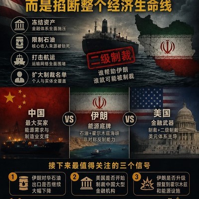 美国制裁伊朗的真正焦点
