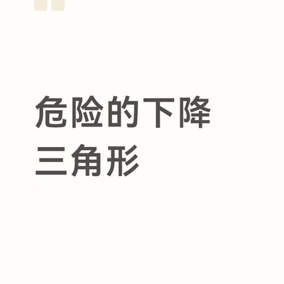 科创50下降三角形风险