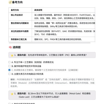 工艺整合工程师核心职责解析