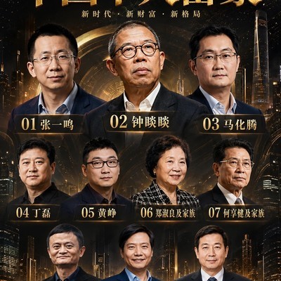 中国富豪榜背后的产业图谱
