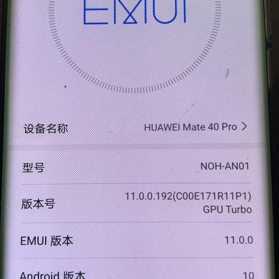 华为Mate 40 Pro成功降级