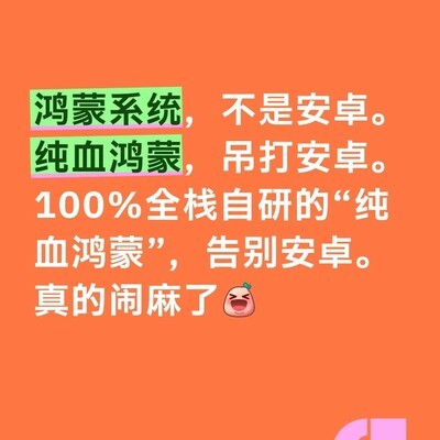 纯血鸿蒙 vs 安卓