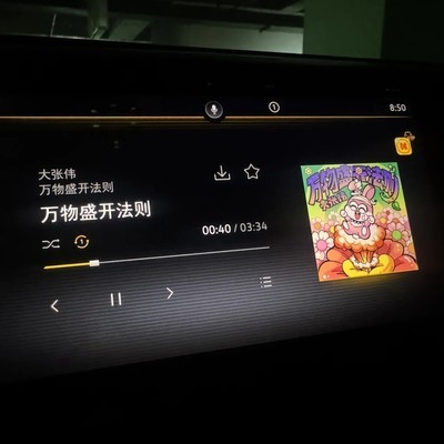大众途岳车机歌词显示方法
